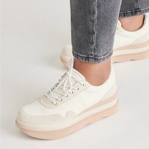 Dolce Vita Jayne Nubuck Platform Sneakers